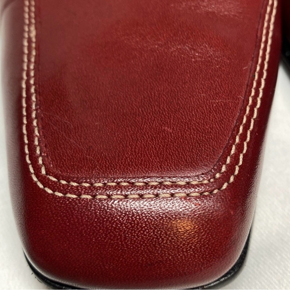 Nordstrom Burgundy Leather Mules - Picture 4 of 15